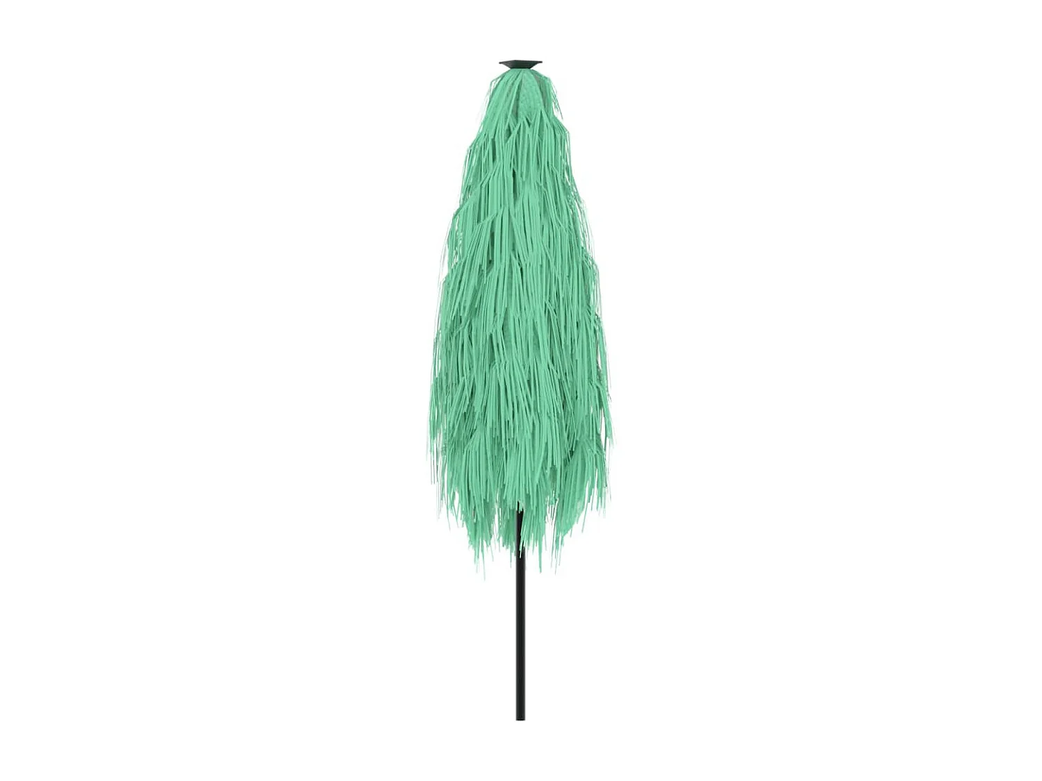 Draveil  Parasol de jardin avec mât en acier vert 248x248x248 cm