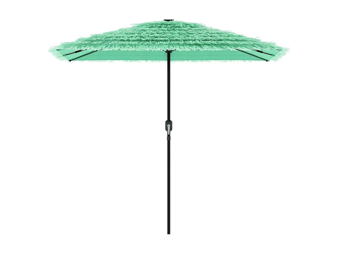 Draveil  Sombrilla de jardín con poste de acero verde 248x248x248 cm