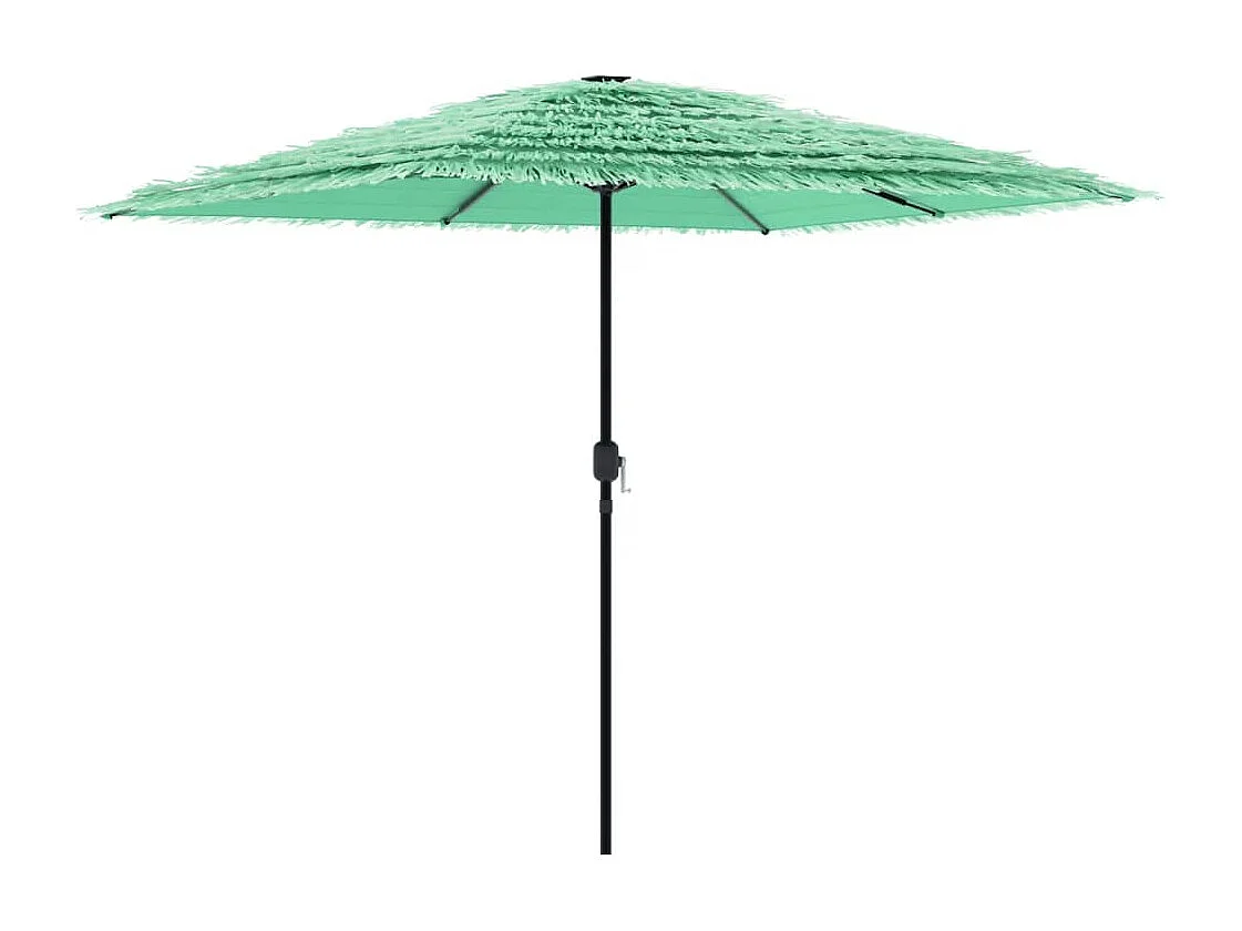 Draveil  Sombrilla de jardín con poste de acero verde 248x248x248 cm