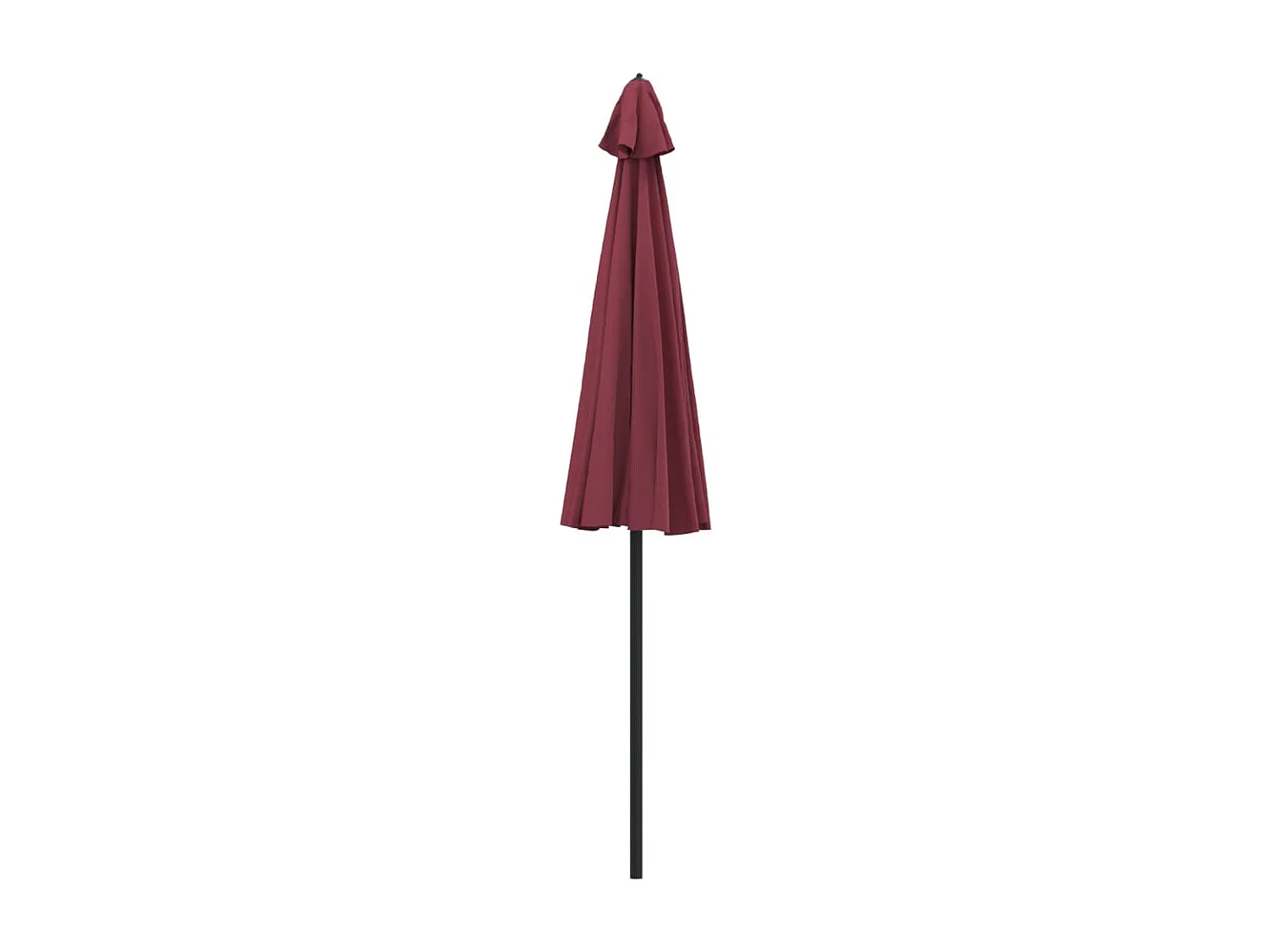 Castlefleming  Sombrilla de jardín con palo de aluminio rojo burdeos 270 cm