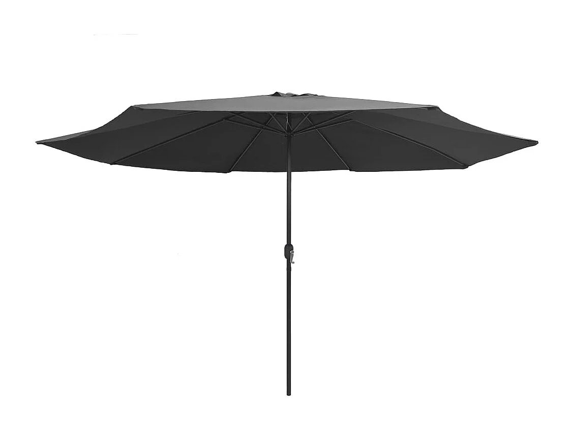 Orlinor  Parasol met metalen paal 390 cm antracietkleurig