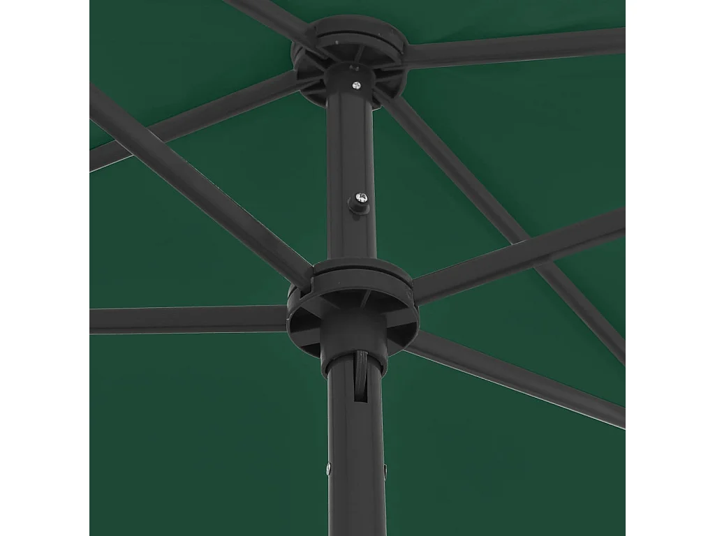 Roxanne  Strandparasol 180x120 cm groen