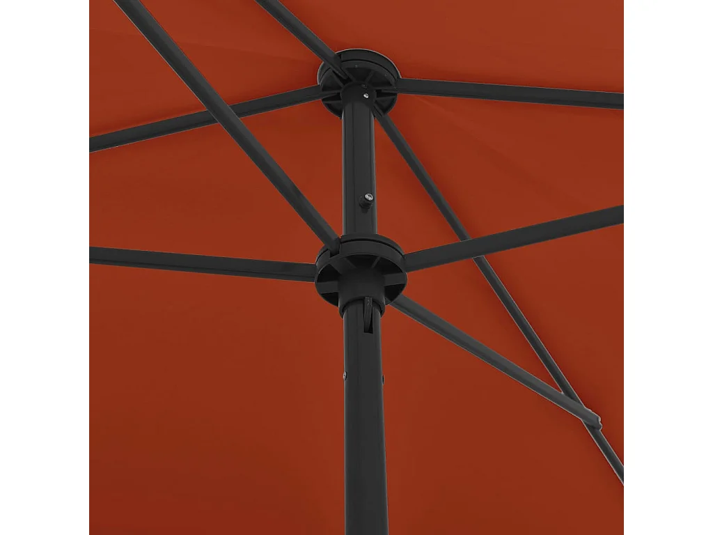 Roxanne  Strandparasol 200x125 cm terracottakleurig