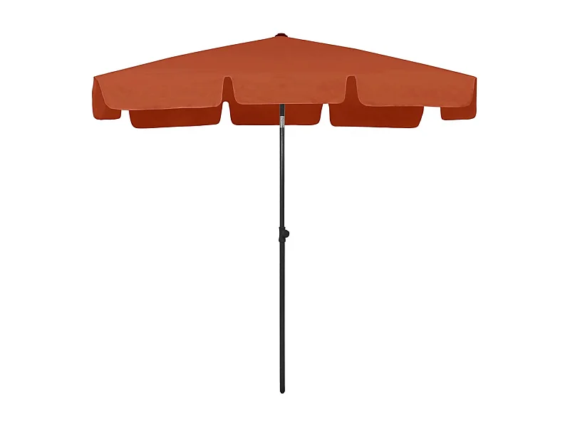 Roxanne  Strandparasol 200x125 cm terracottakleurig