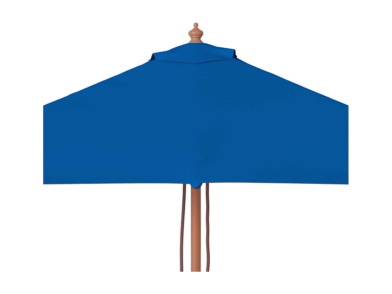 Keano  Parasol met houten paal 150x200 cm blauw