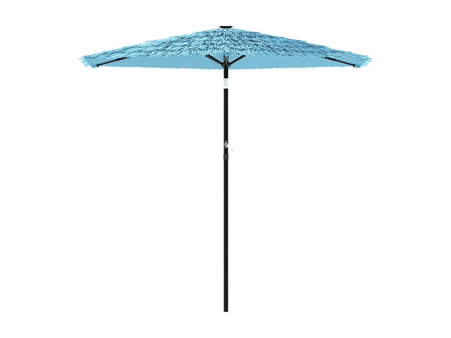 Draveil  Parasol de jardin avec mât en acier bleu 268x268x226 cm