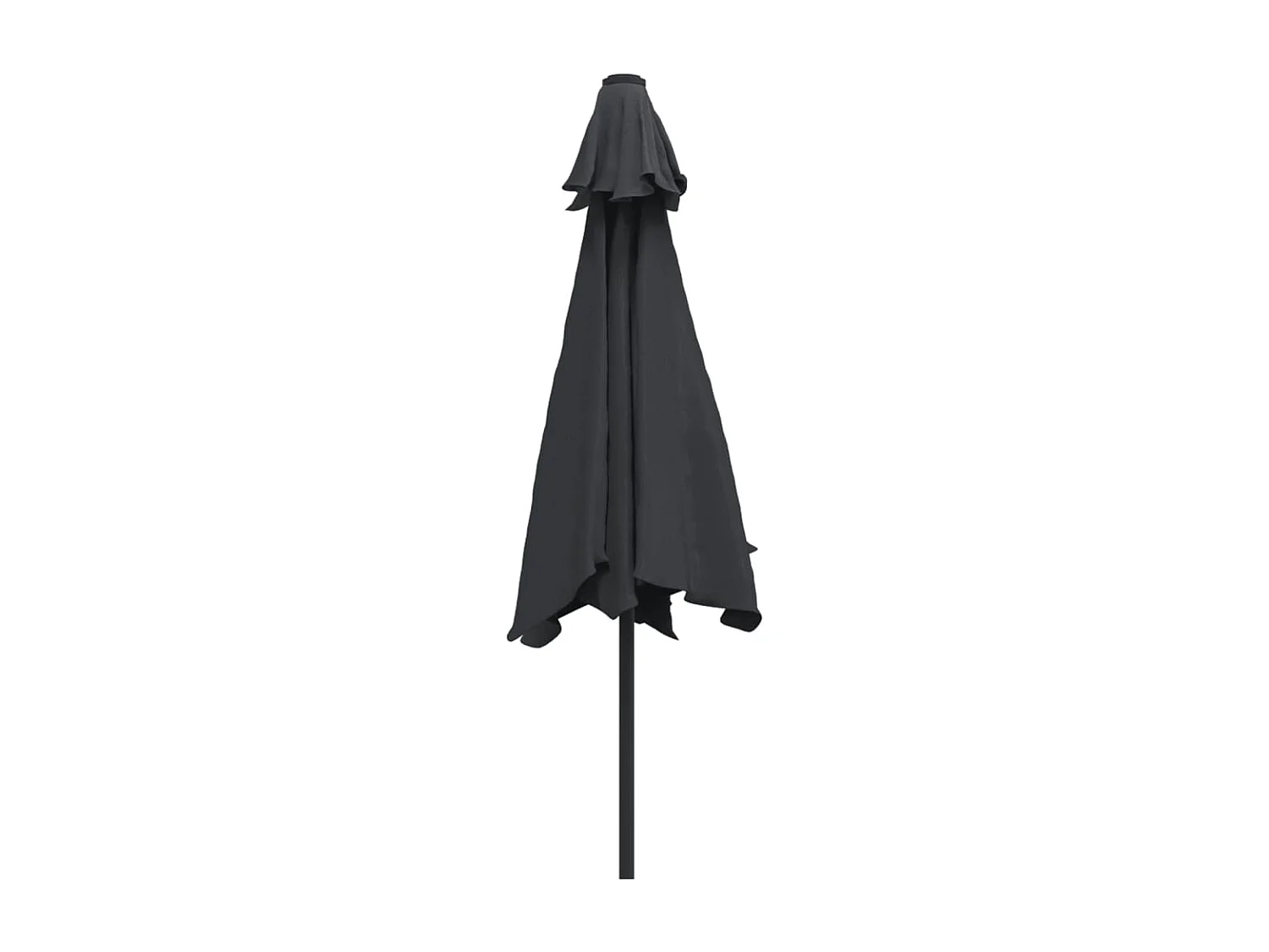 Zelar  Parasol met metalen paal 300 cm zwart