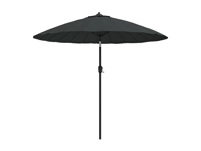 Castlefleming  Parasol d'extérieur avec mât en aluminium 270 cm Anthracite