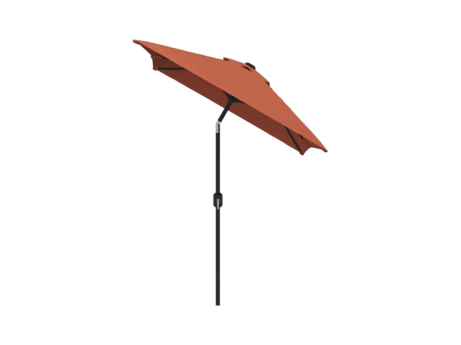 Torhildr  Parasol d'extérieur avec mât en métal 300x200 cm terre cuite