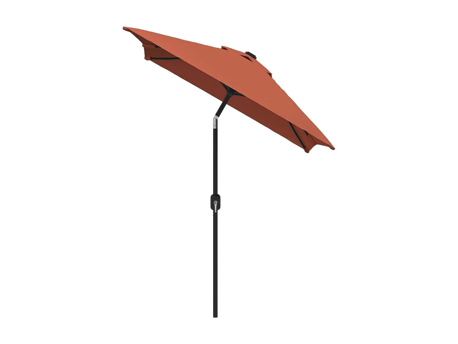 Torhildr  Parasol d'extérieur avec mât en métal 300x200 cm terre cuite