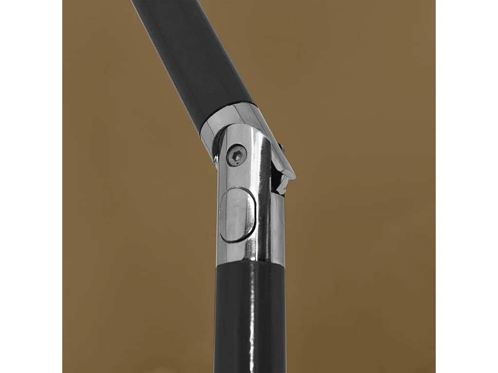 Roxanne  Parasol de plage taupe 200x125 cm