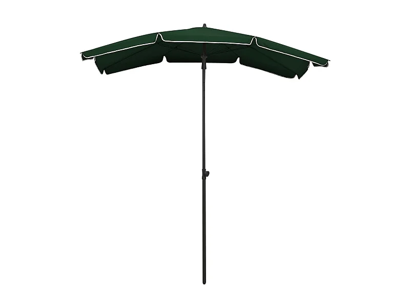 Seinäjoki  Parasol de jardin avec mât 200x130 cm vert