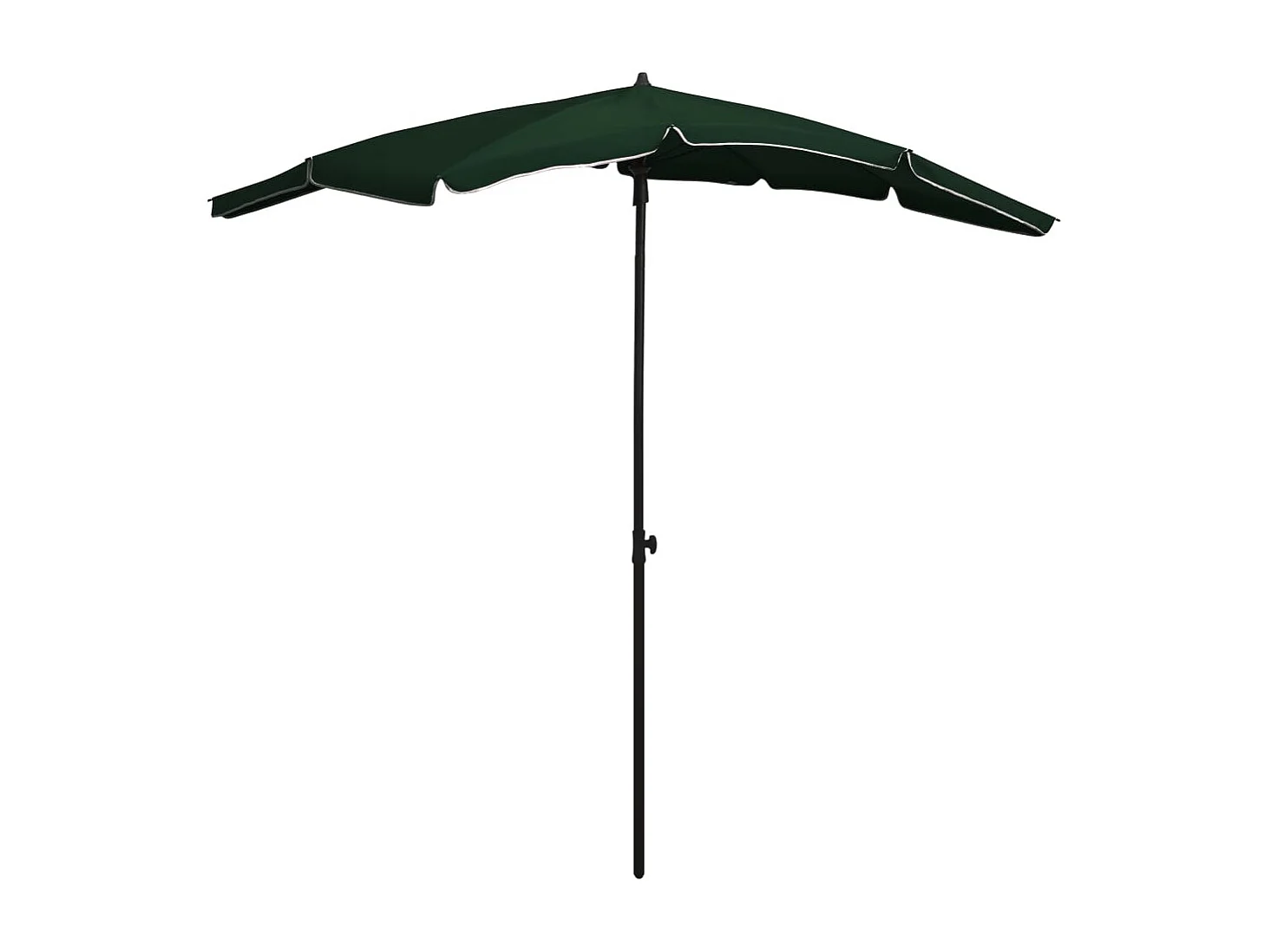 Seinäjoki  Parasol de jardin avec mât 200x130 cm vert
