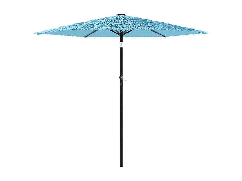 Draveil  Parasol de jardin avec mât en acier bleu 223x223x213 cm