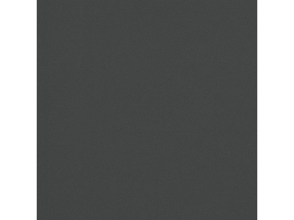 Vilde Kristine  Sombrilla de balcón semicircular palo aluminio gris 270x144 cm