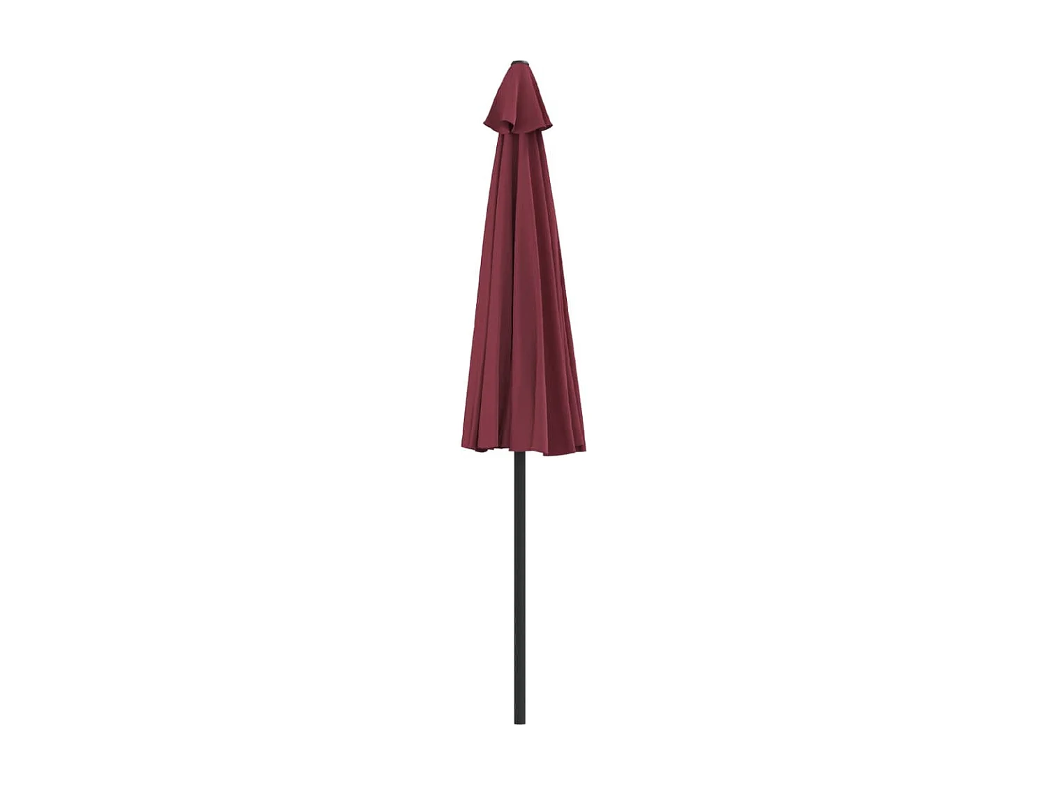 Vilde Kristine  Balkonparasol half aluminium paal 270x144x222 cm bordeauxrood