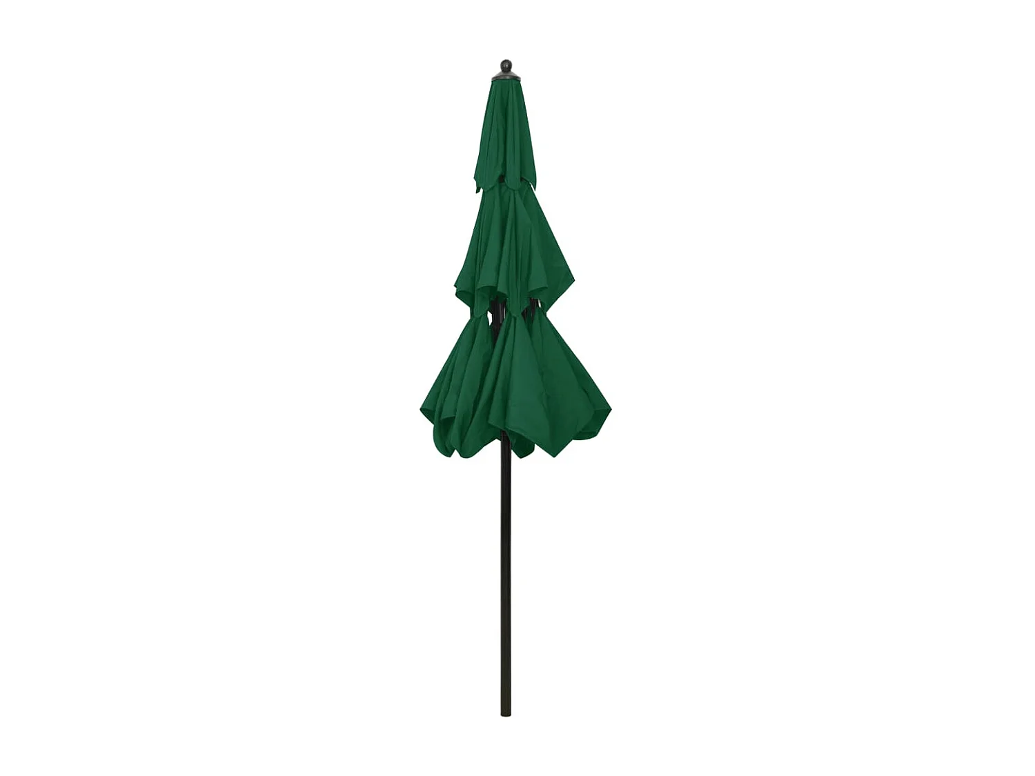 Nijkerk  Parasol 3-laags met aluminium paal 2,5 m groen