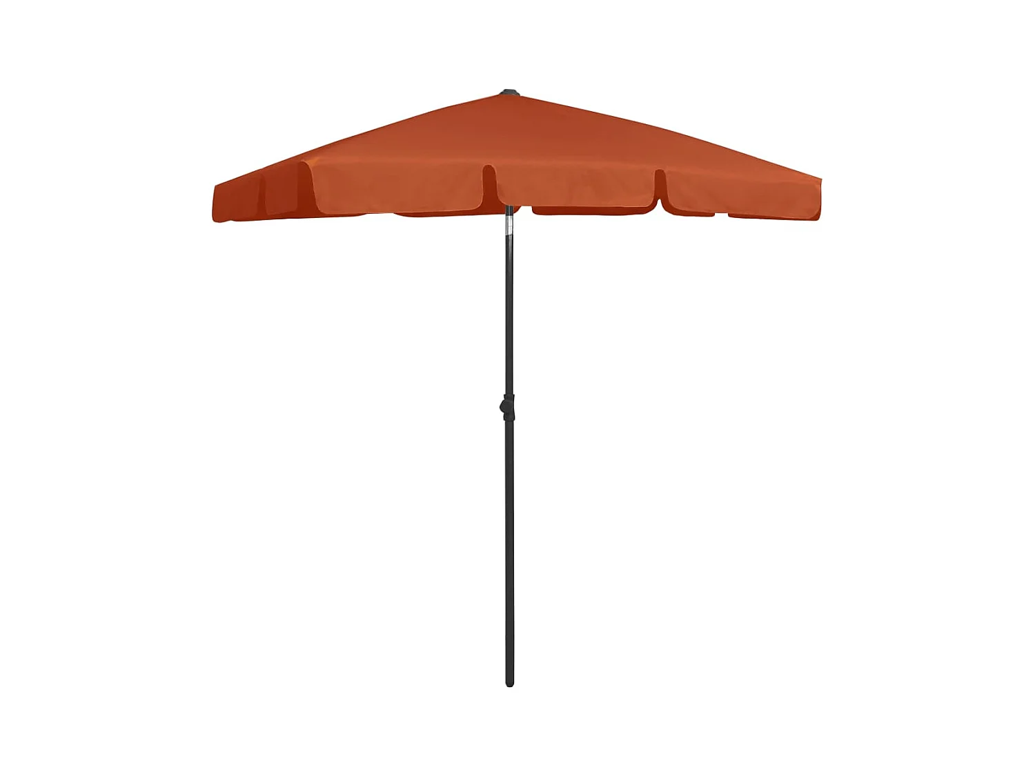 Roxanne  Parasol de plage terre cuite 180x120 cm
