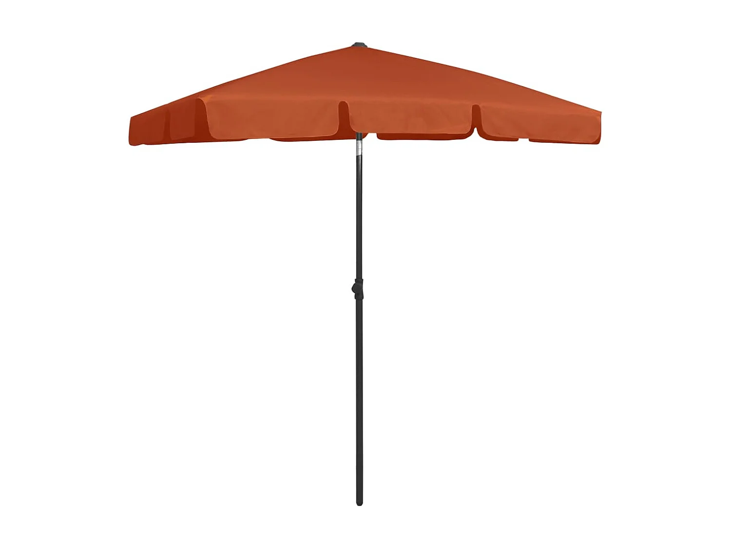 Roxanne  Parasol de plage terre cuite 180x120 cm
