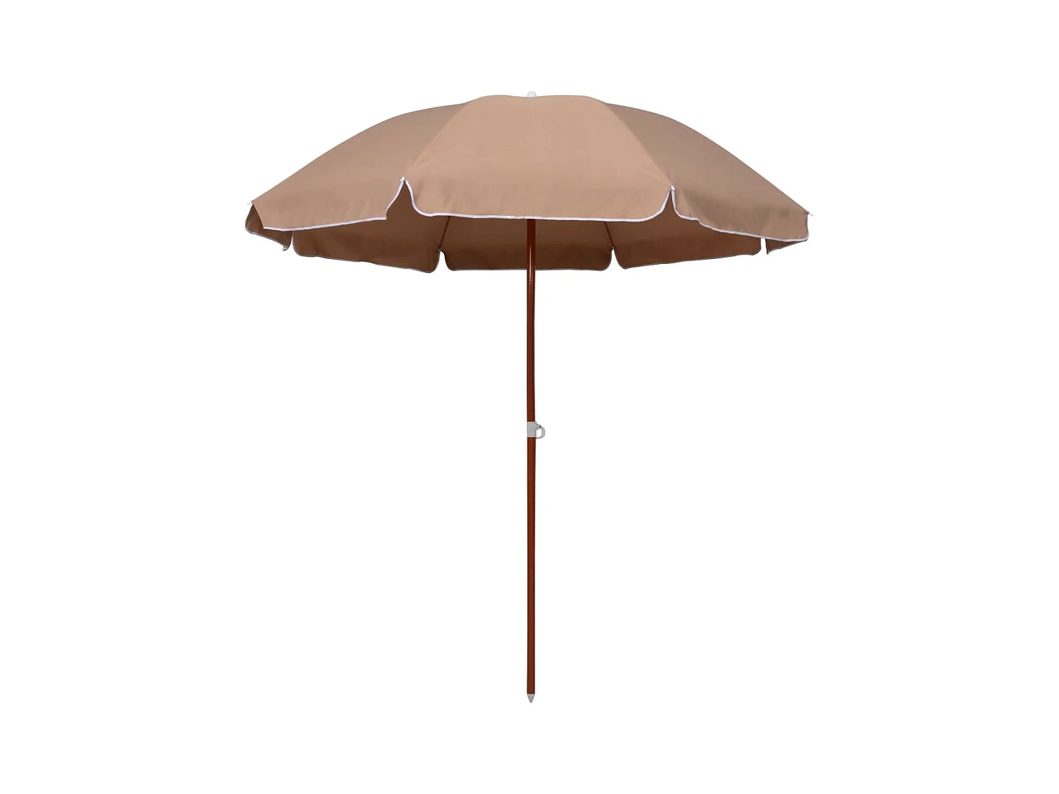 Brownsboro  Parasol met stalen paal 240 cm taupe