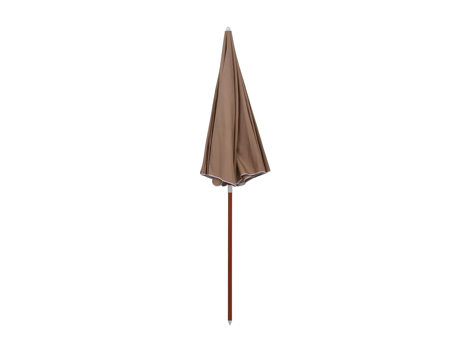 Brownsboro  Parasol met stalen paal 240 cm taupe