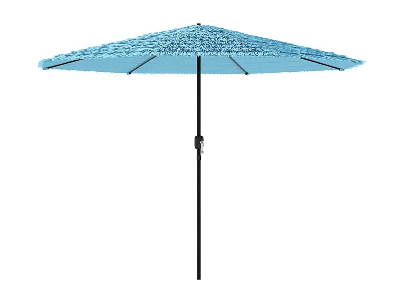 Draveil  Sombrilla de jardín con palo de acero azul 388x388x248 cm