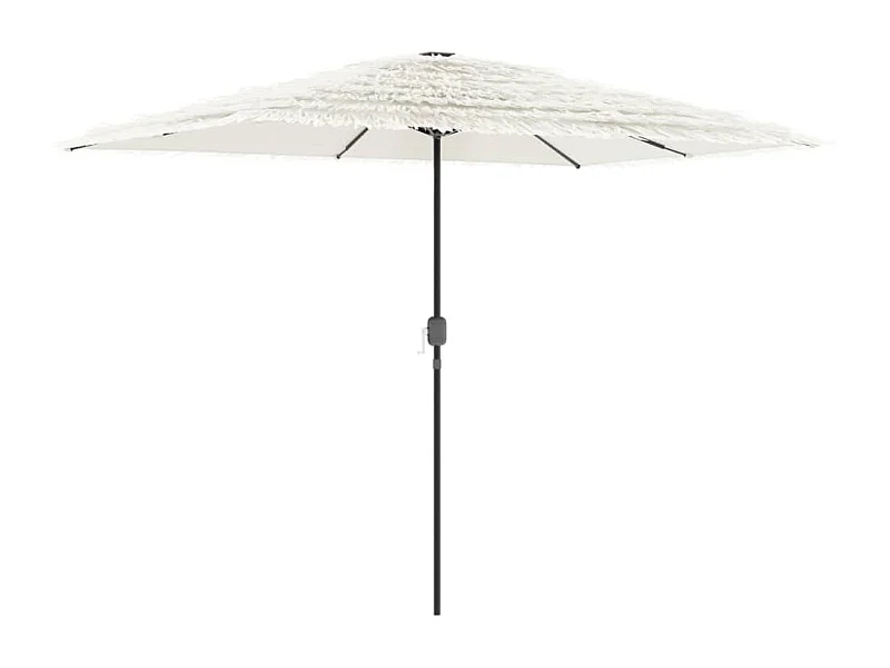 Draveil  Parasol met stalen paal 300x200x250 cm wit