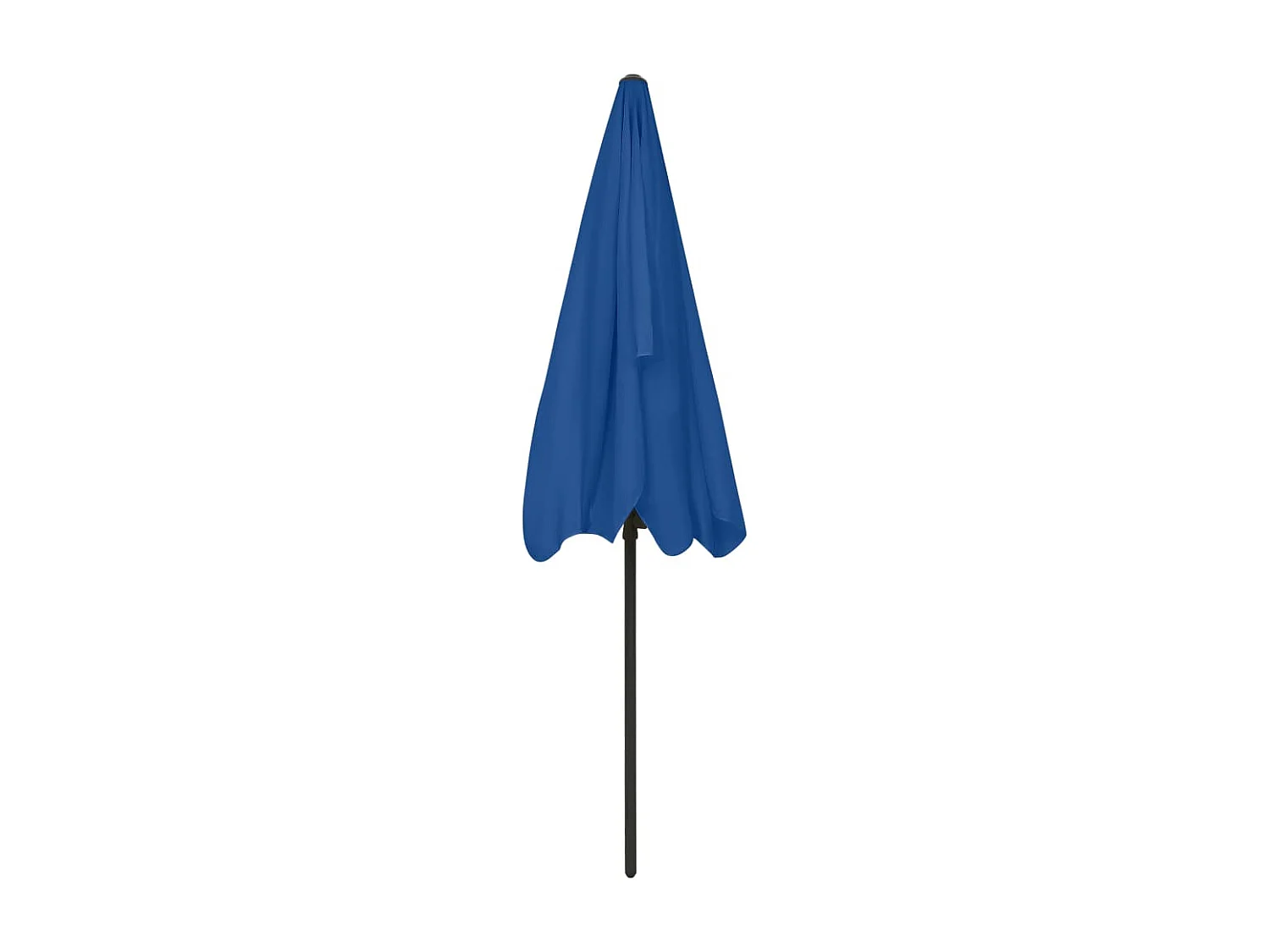 Roxanne  Parasol de plage bleu azuré 200x125 cm