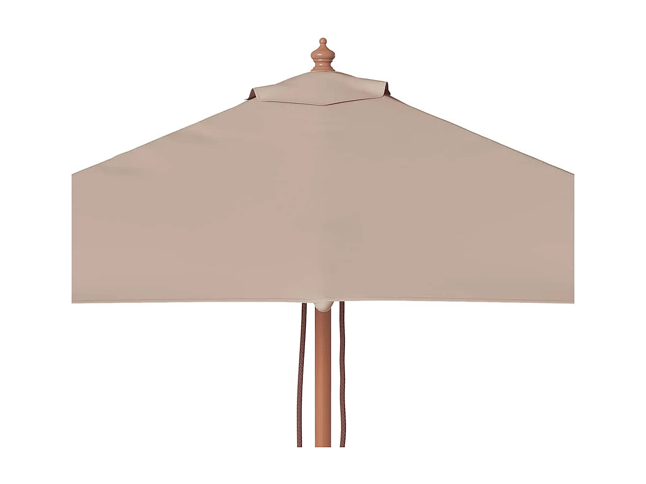 Keano  Parasol met houten paal 150x200 cm taupe