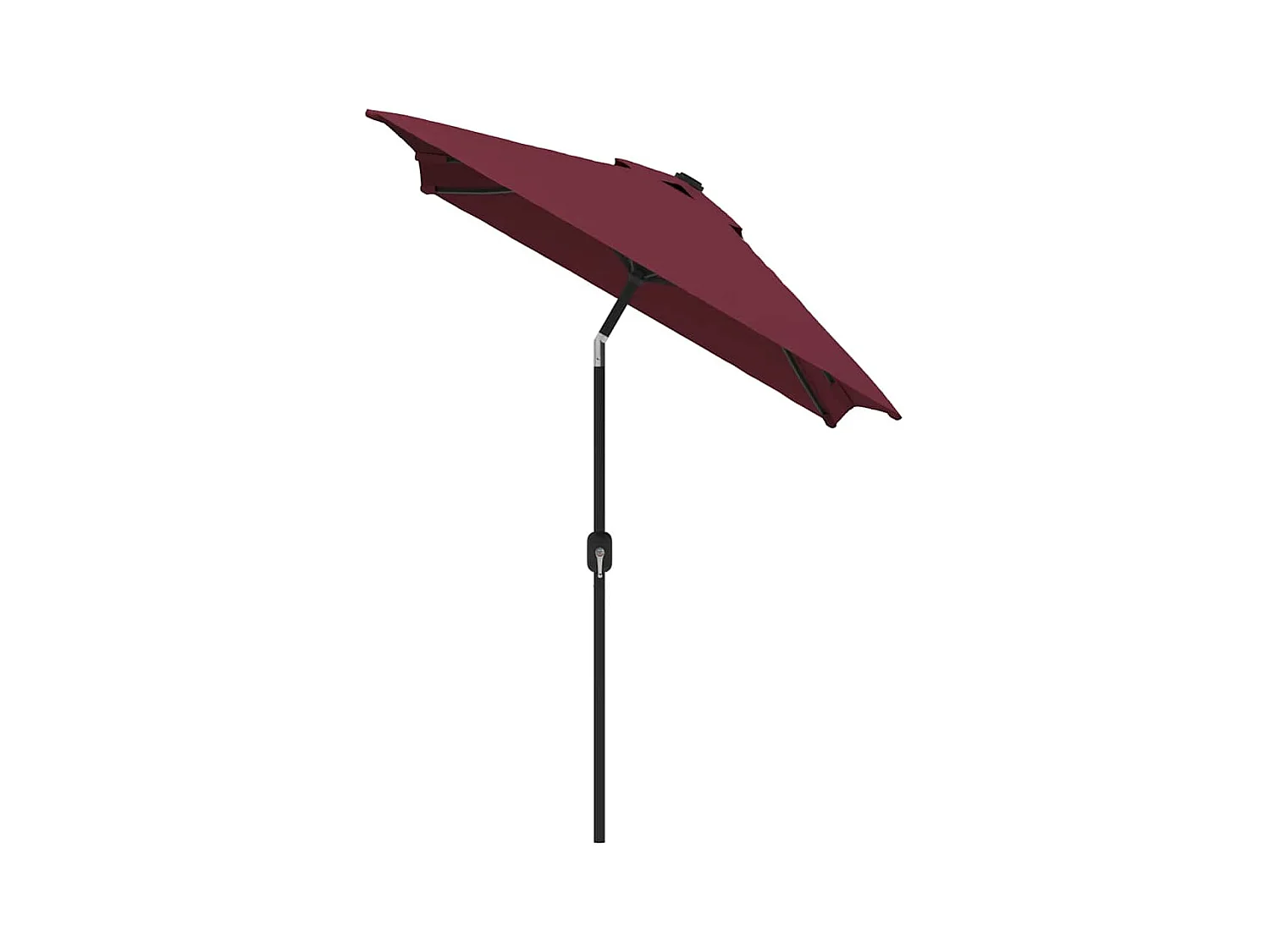 Torhildr  Parasol met metalen paal 300x200 cm bordeauxrood