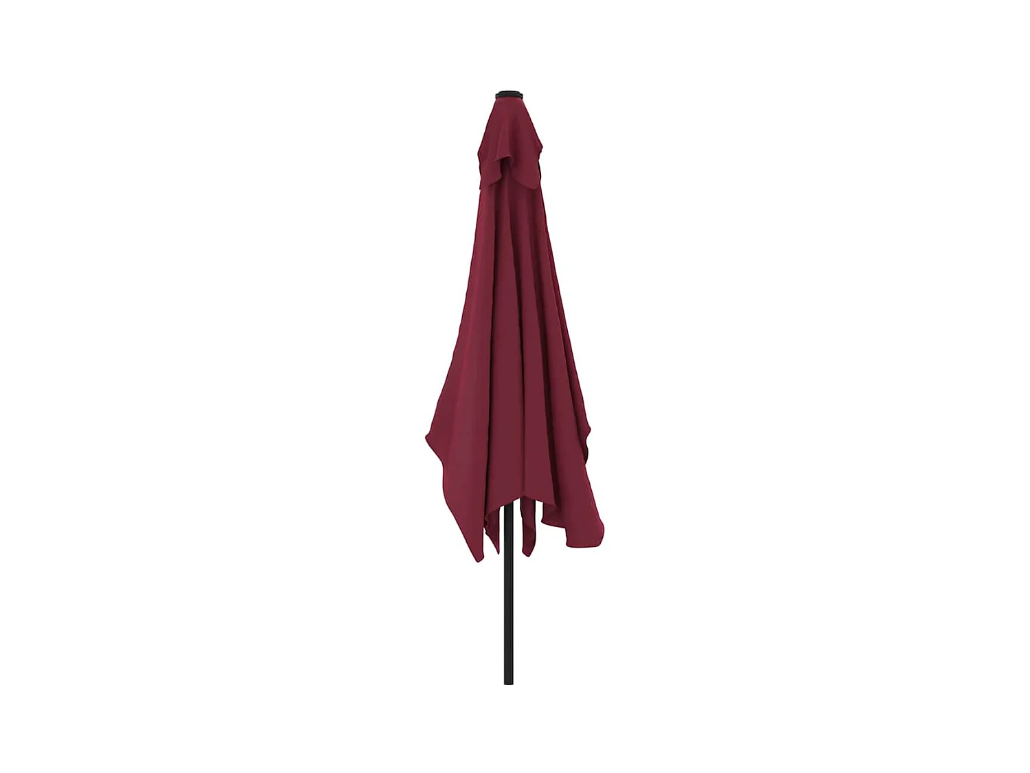 Torhildr  Parasol met metalen paal 300x200 cm bordeauxrood