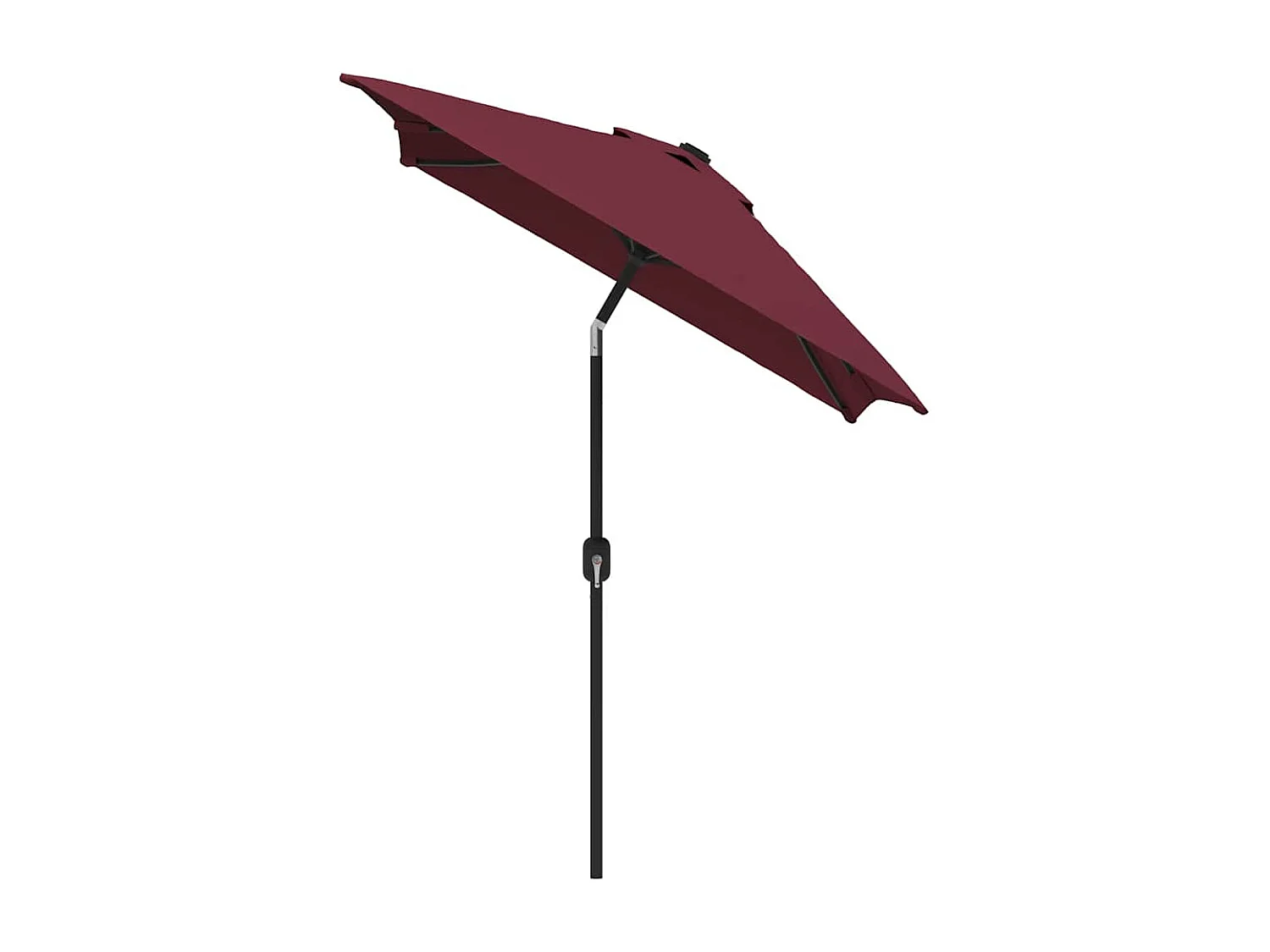 Torhildr  Parasol met metalen paal 300x200 cm bordeauxrood