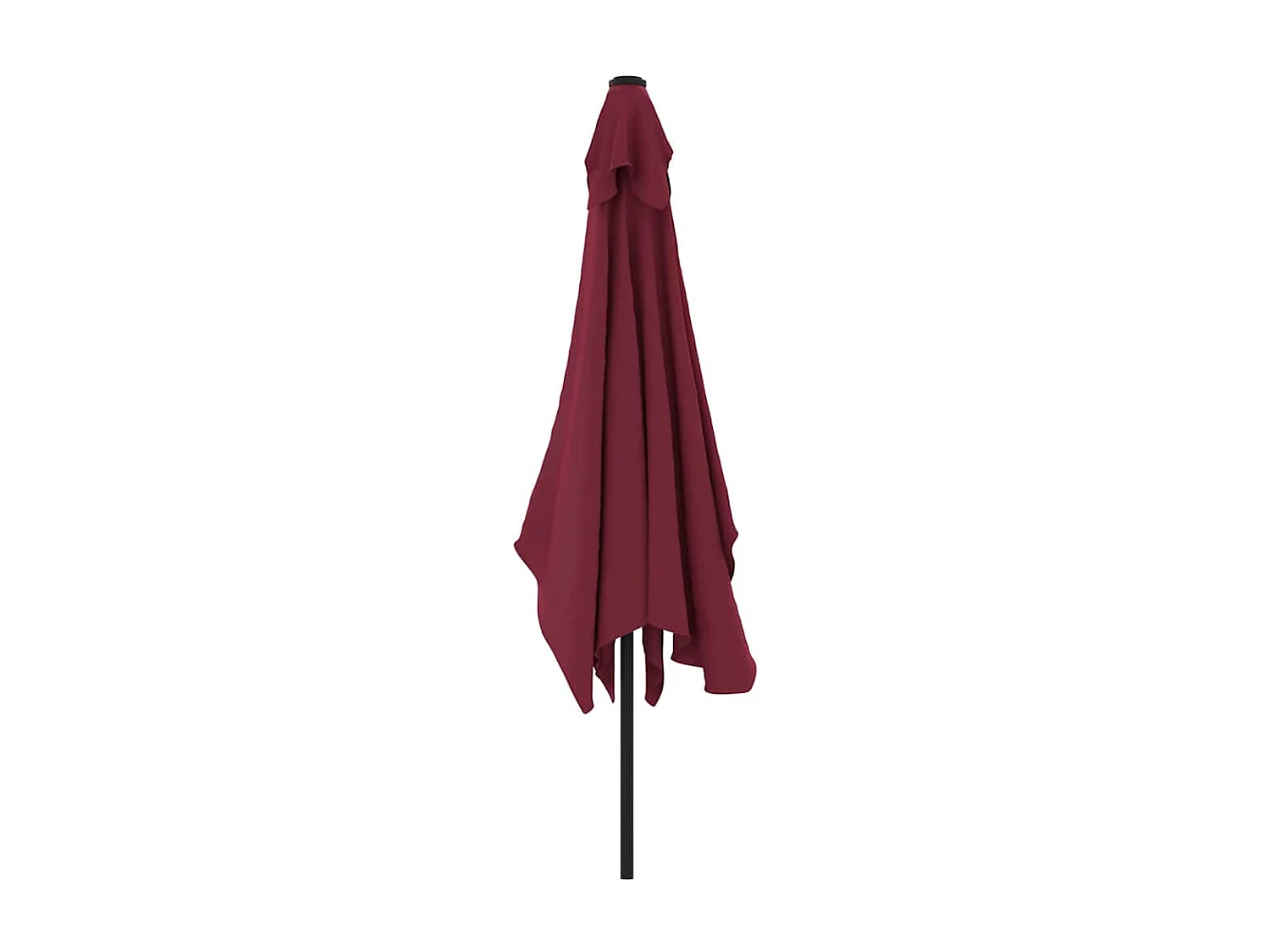 Torhildr  Parasol met metalen paal 300x200 cm bordeauxrood
