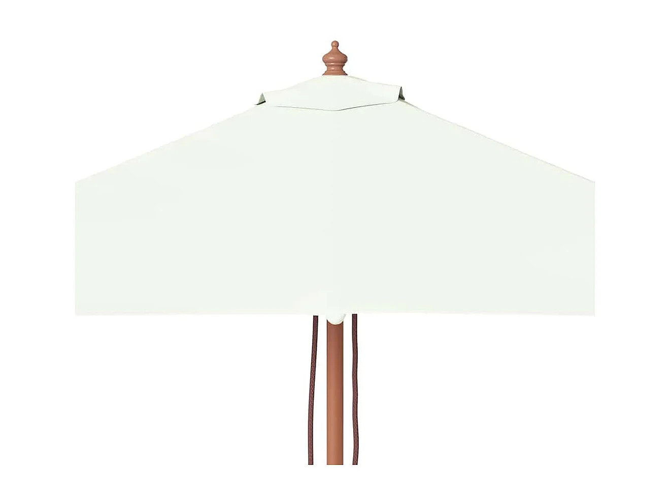 Keano  Parasol met houten paal 150x200 cm zandkleurig