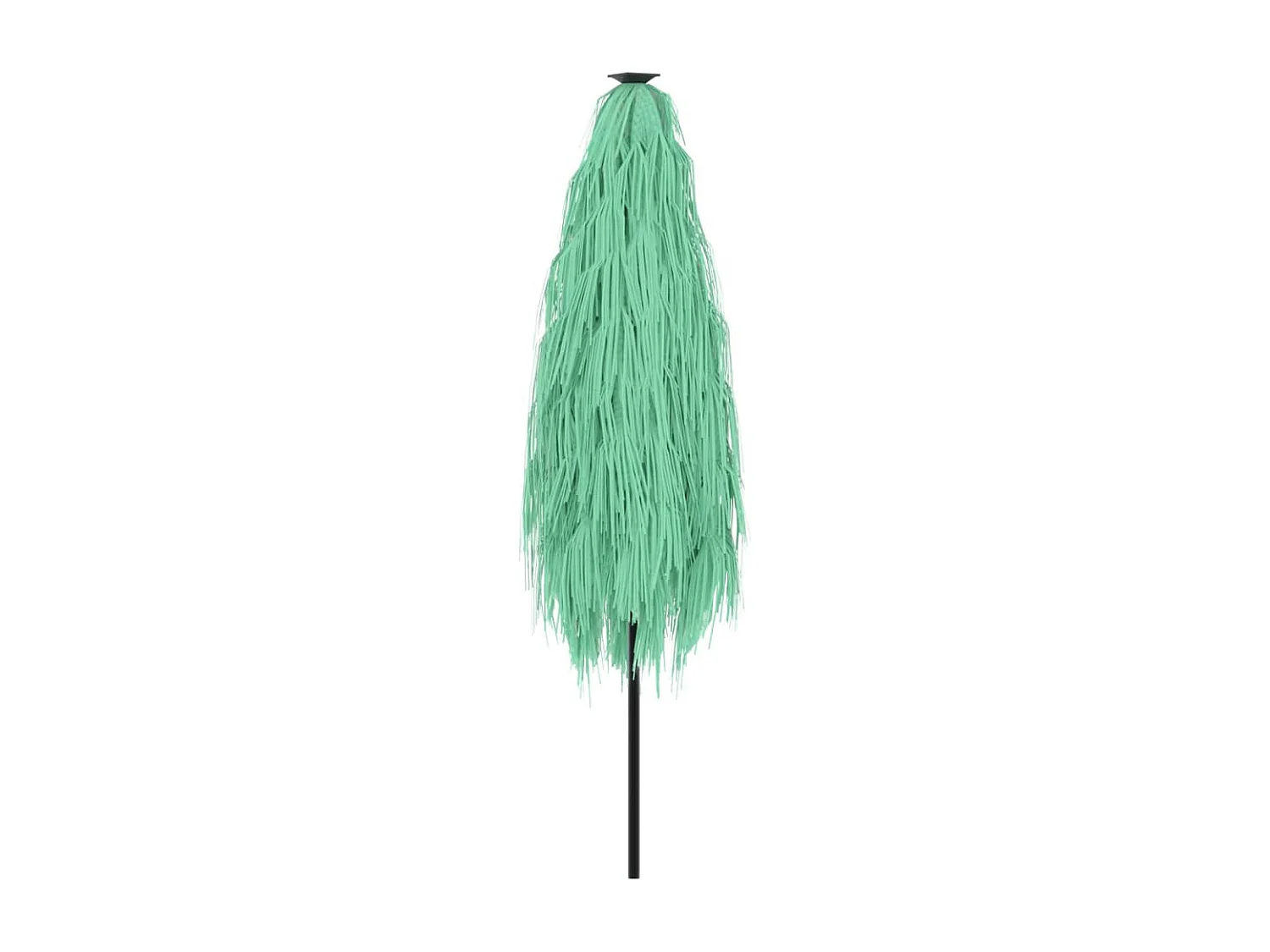 Draveil  Parasol de jardin avec mât en acier vert 300x200x250 cm