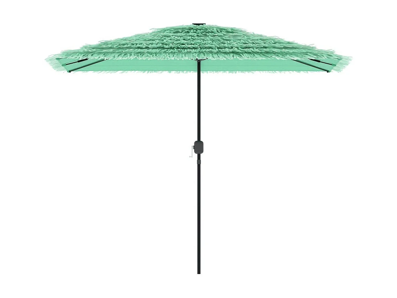 Draveil  Parasol de jardin avec mât en acier vert 300x200x250 cm