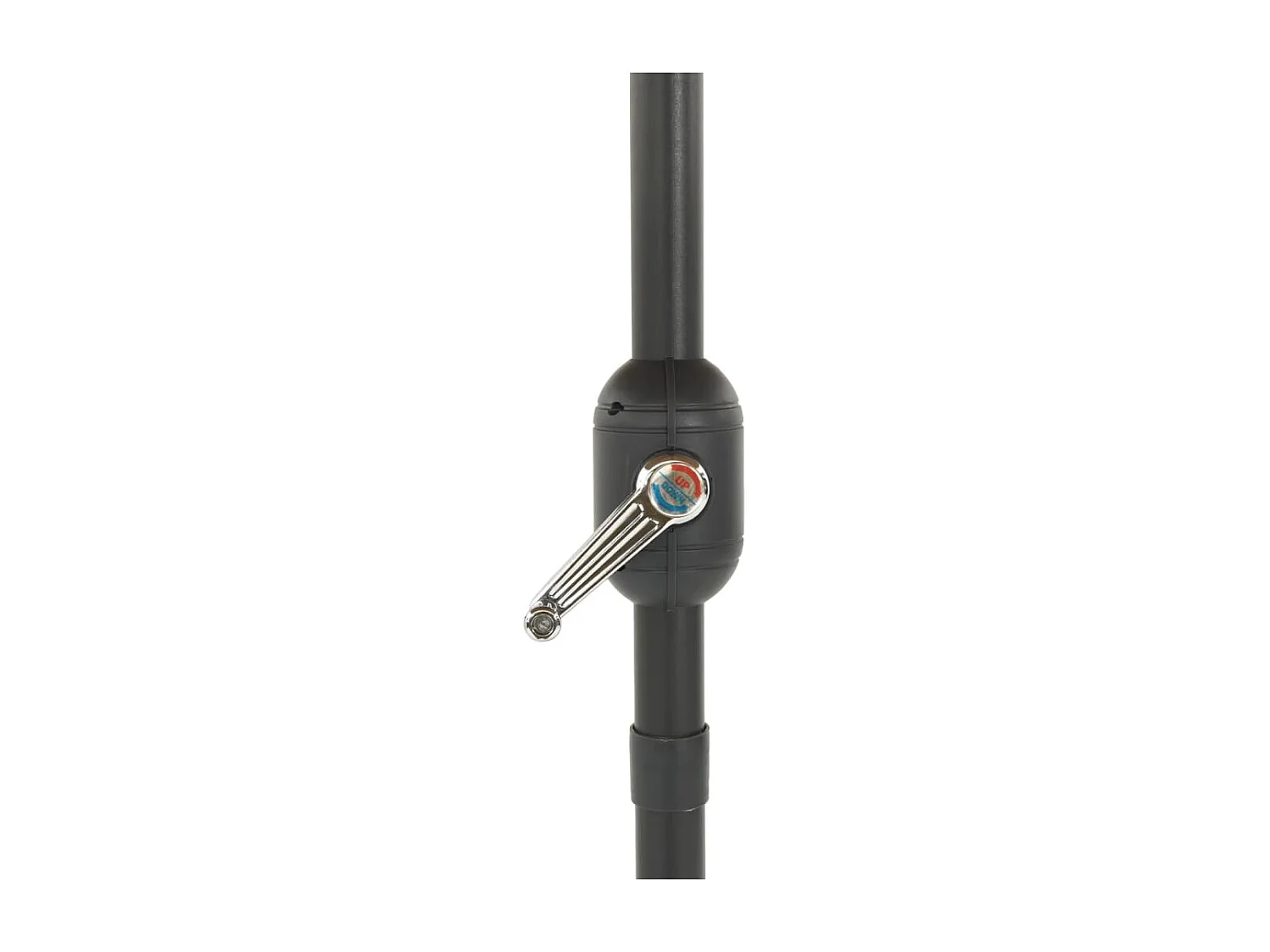 Draveil  Sombrilla de jardín con poste de acero verde 324x324x247 cm