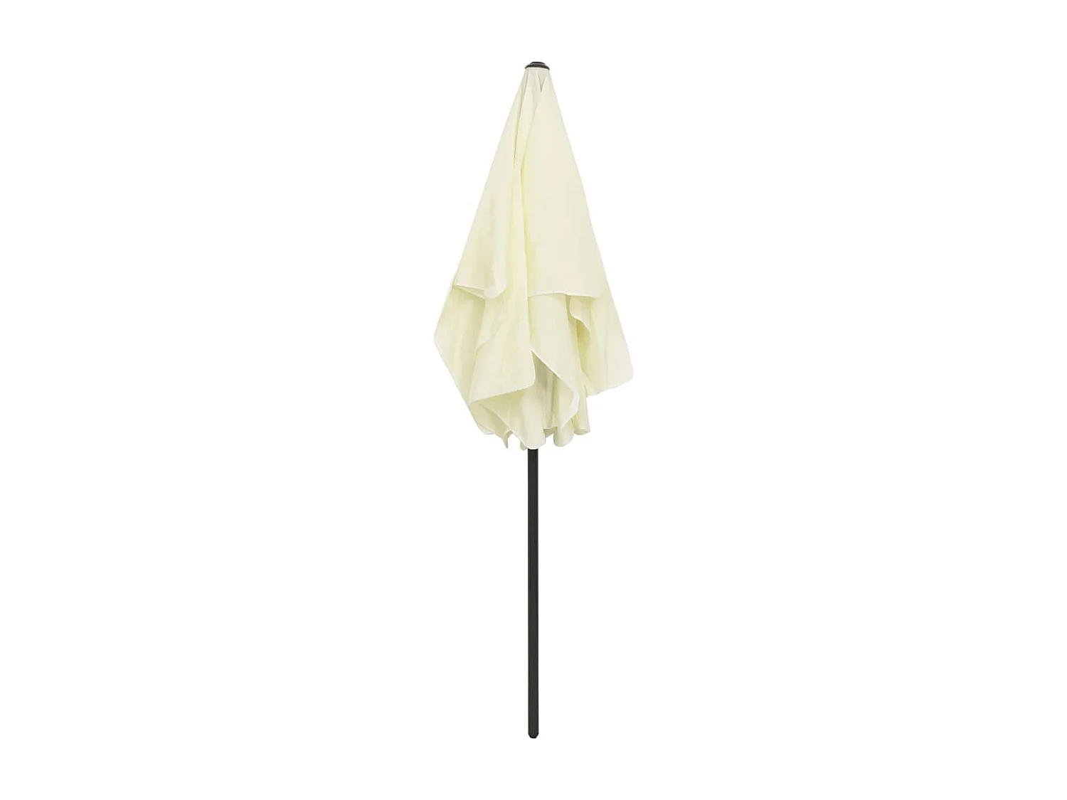 Roxanne  Parasol de plage jaune sable 180x120 cm