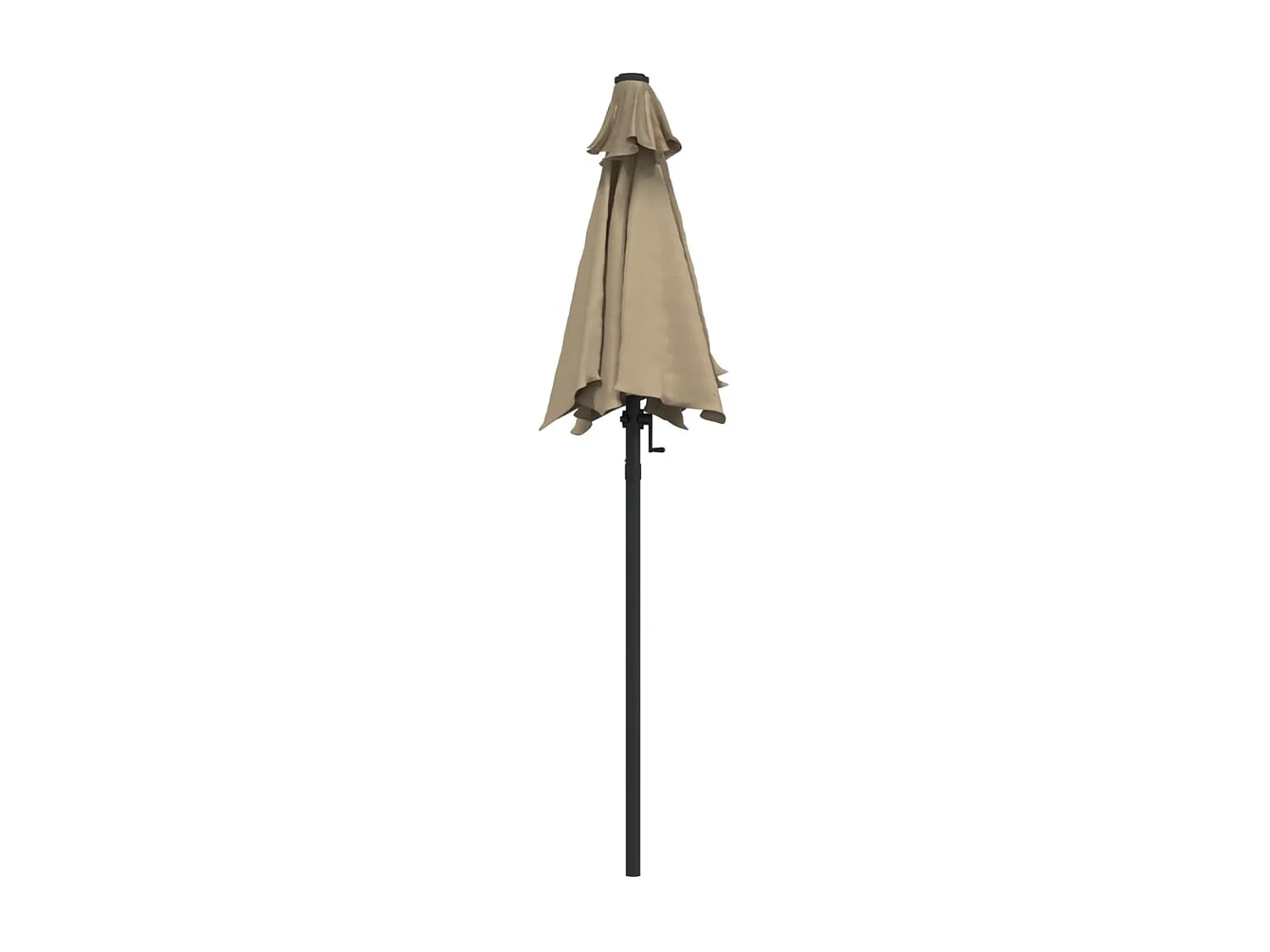 Marano di Napoli  Parasol 200x224 cm aluminium taupe