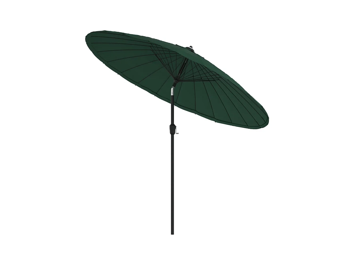 Castlefleming  Parasol d'extérieur avec mât en aluminium 270 cm Vert