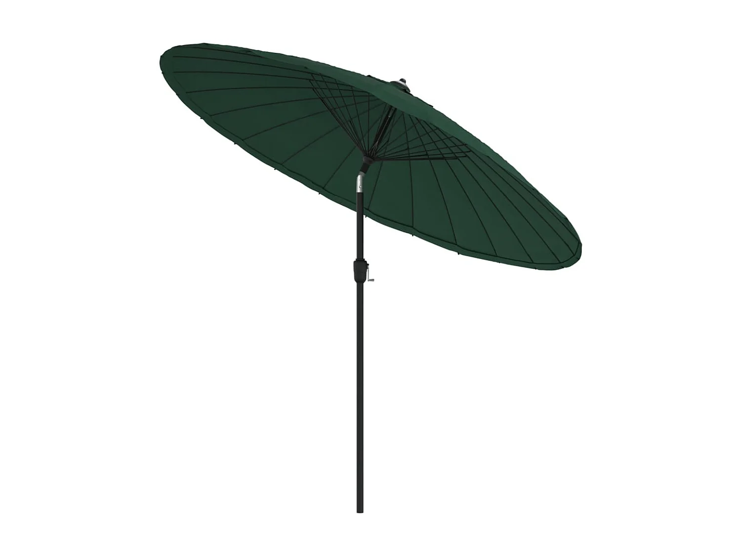 Castlefleming  Parasol d'extérieur avec mât en aluminium 270 cm Vert