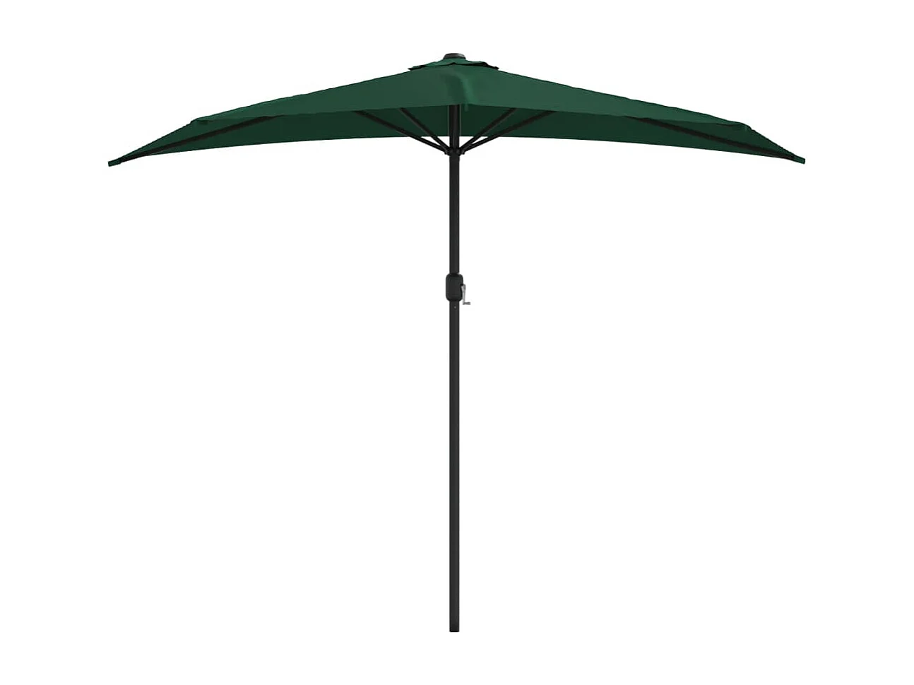 Vilde Kristine  Balkonparasol half met aluminium paal 270x144 cm groen