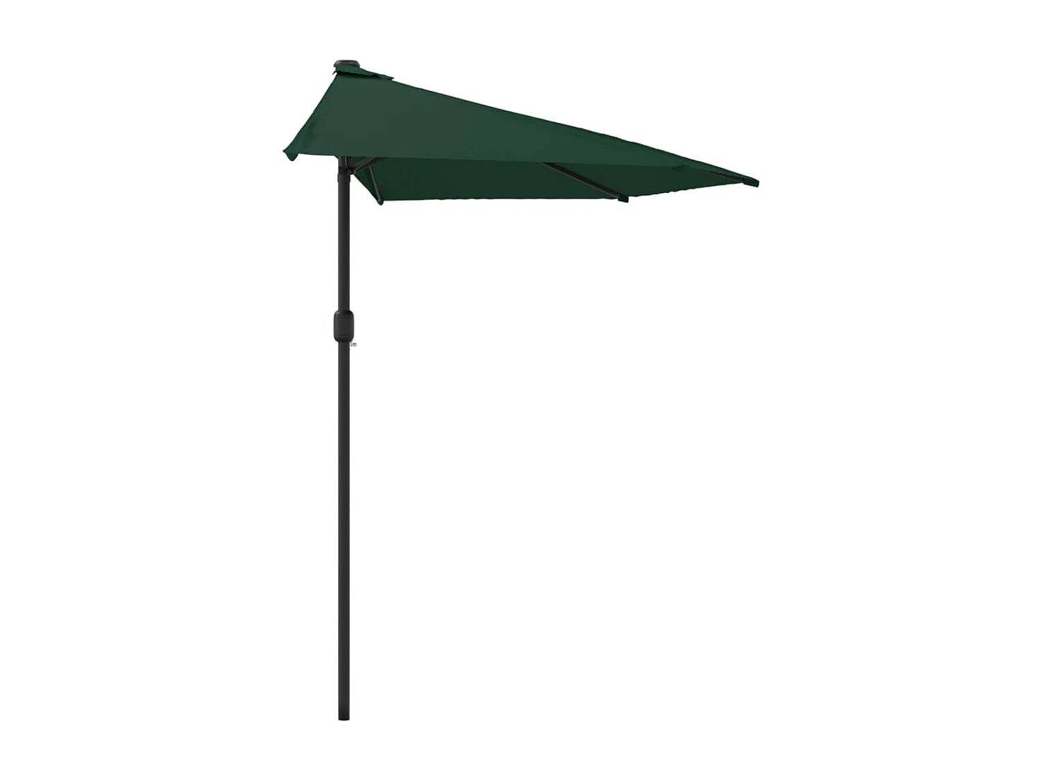 Vilde Kristine  Balkonparasol half met aluminium paal 270x144 cm groen