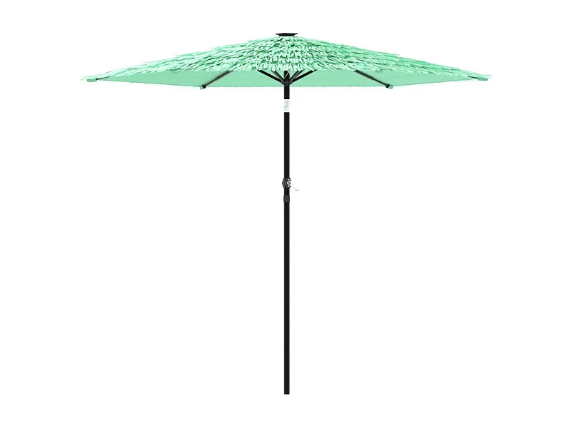 Draveil  Parasol de jardin avec mât en acier vert 223x223x213 cm