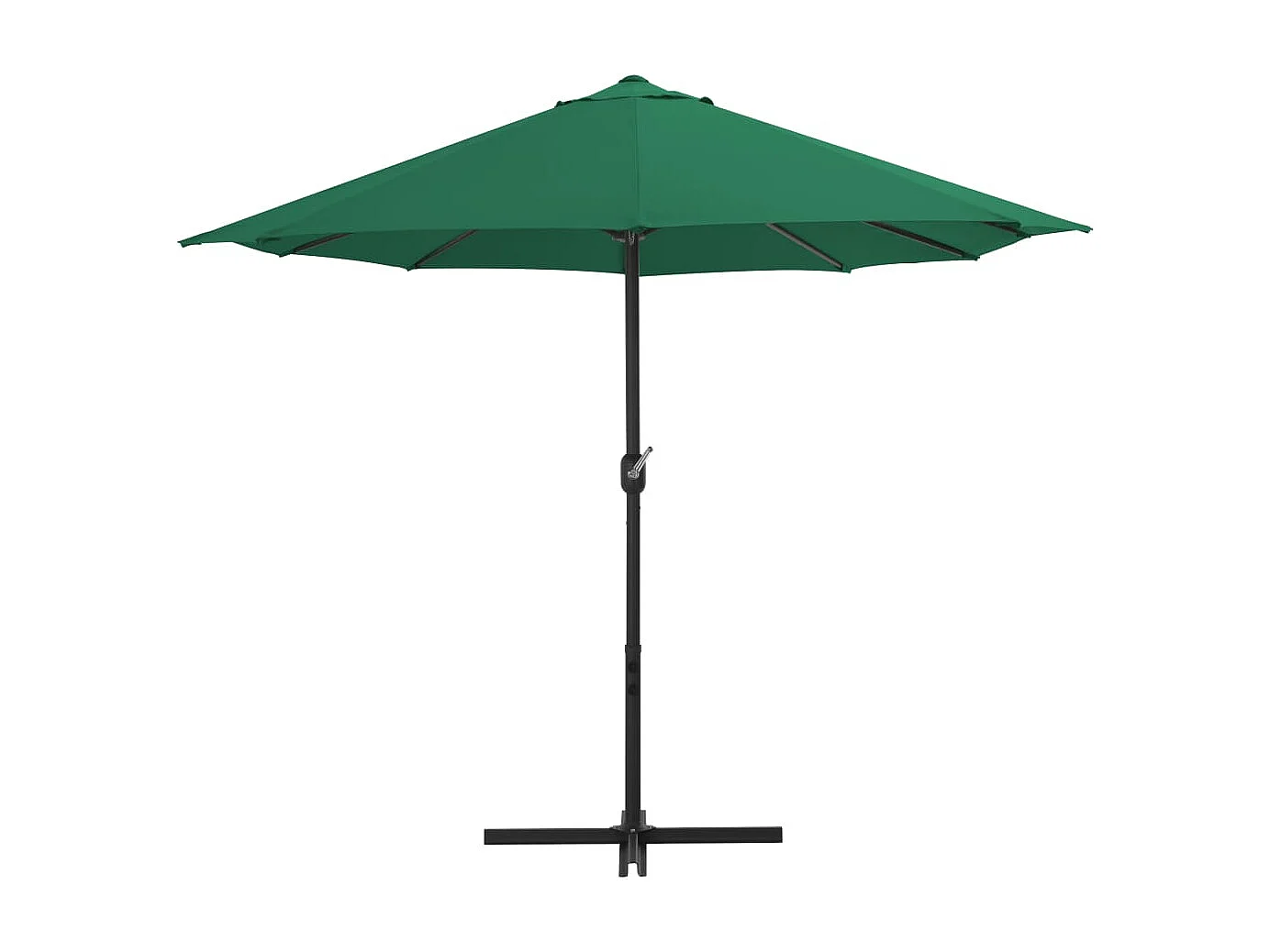 Kustaa  Parasol met aluminium paal 460x270 cm groen