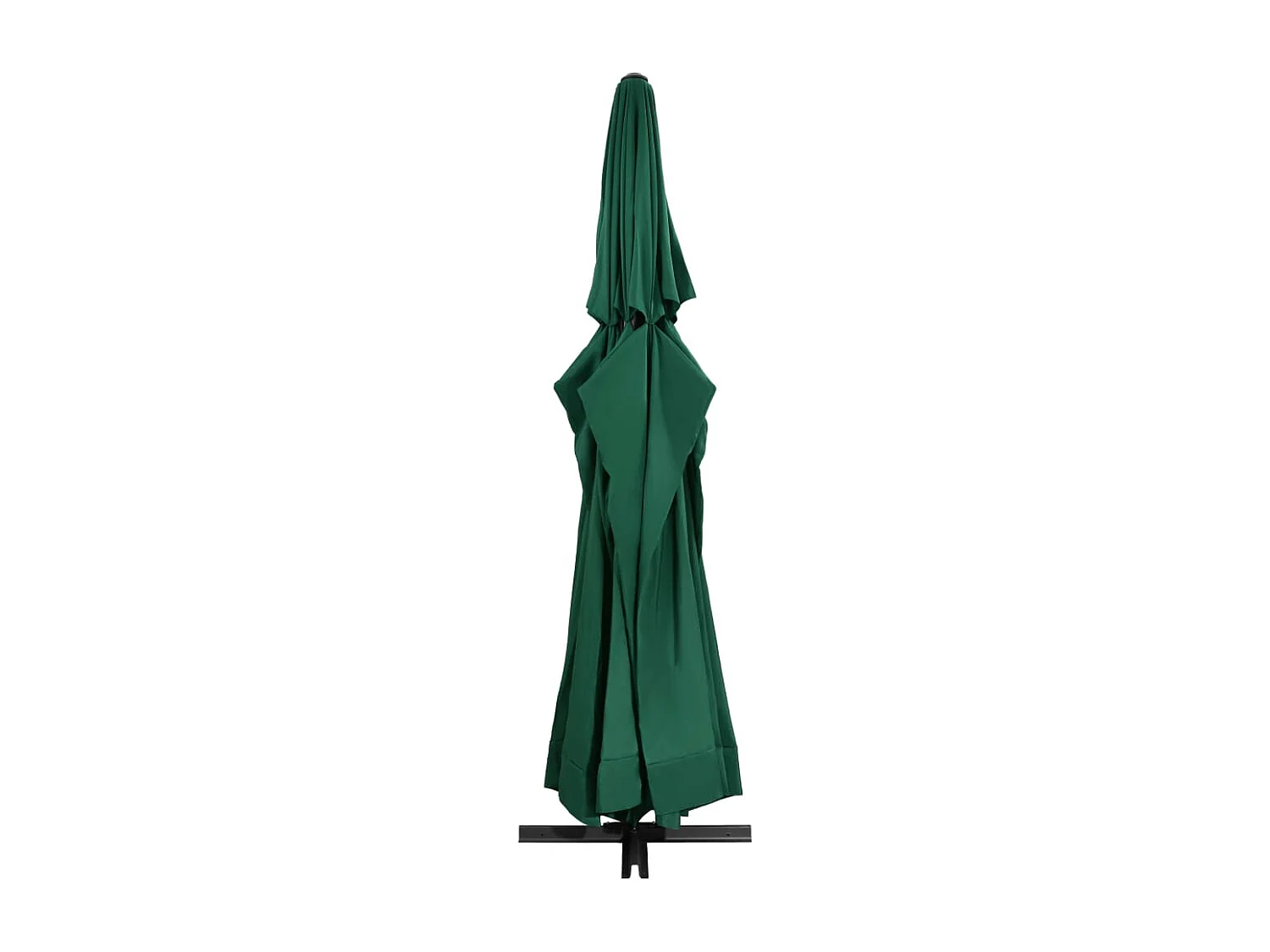 Roeland  Parasol de jardin avec mât en aluminium 600 cm vert
