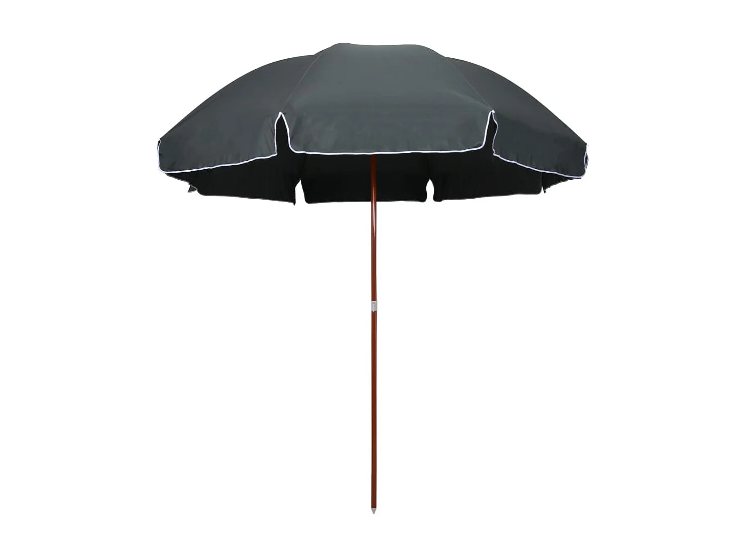 Brownsboro  Parasol de jardin avec mât en acier 300 cm anthracite