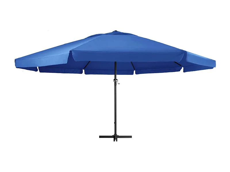Roeland  Parasol de jardin avec mât en aluminium 500 cm bleu azuré