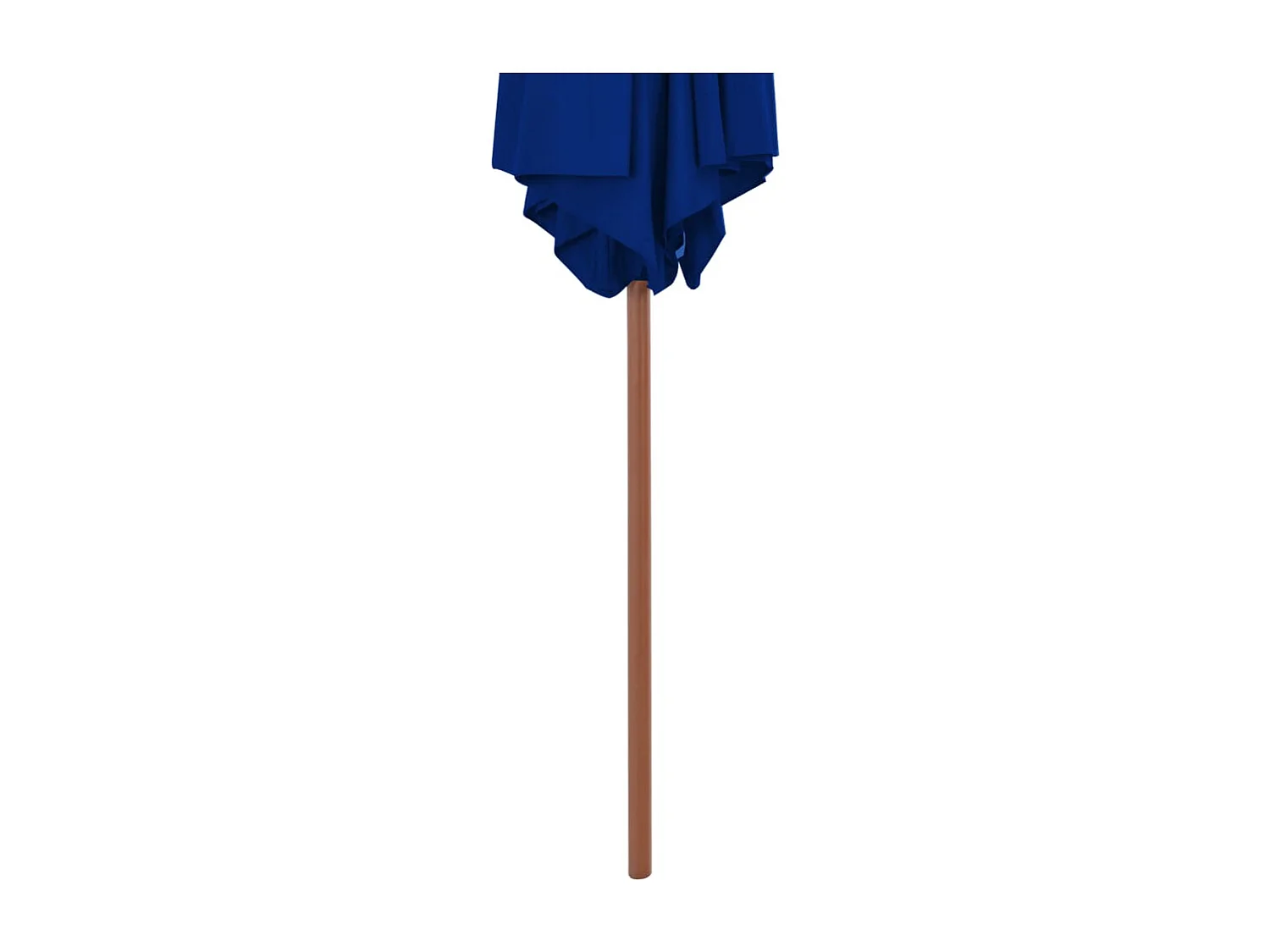 Inglewood  Parasol met houten paal 270 cm blauw