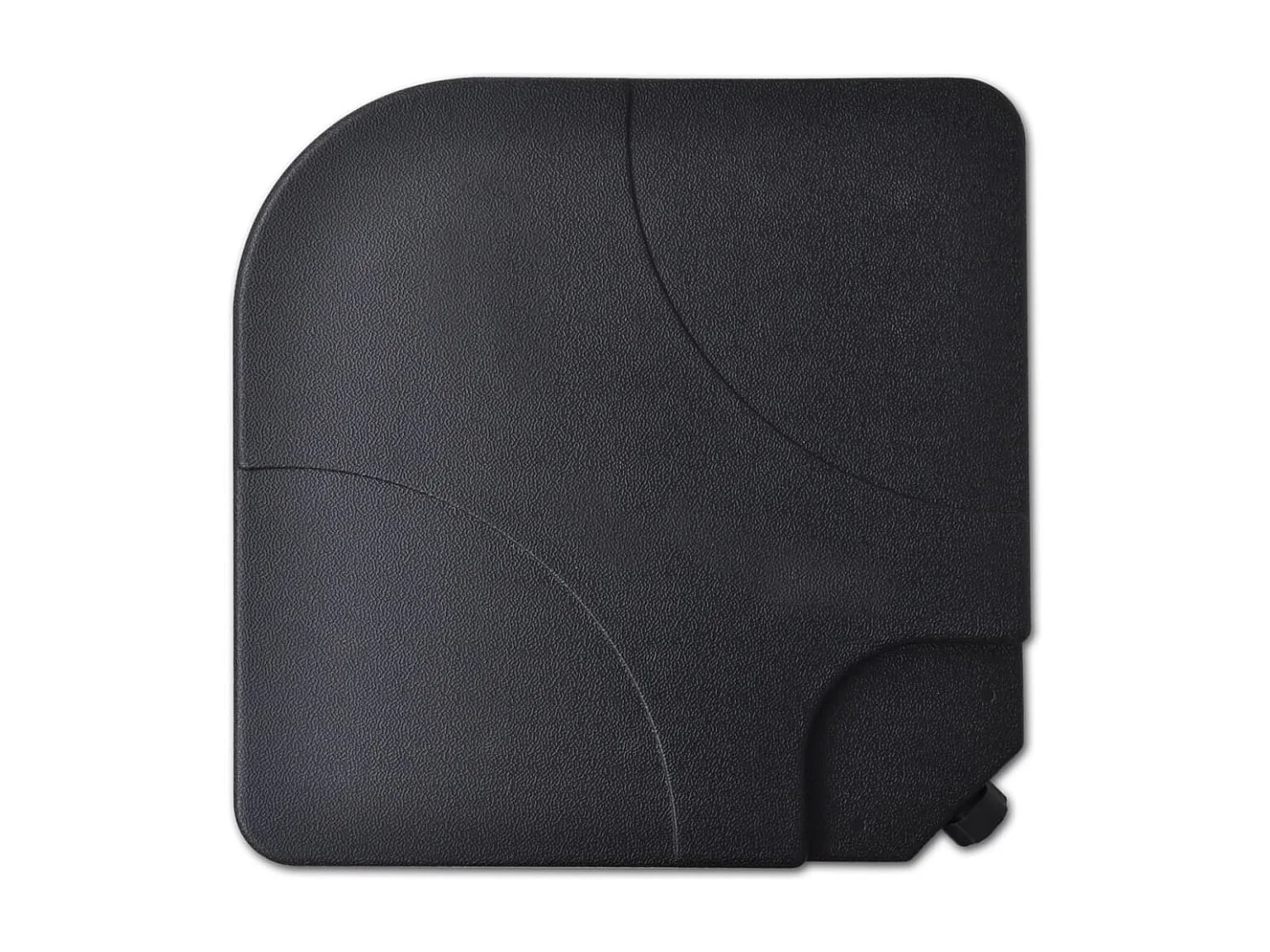 Solvig Parasol met draagbare voet aluminium (wit)